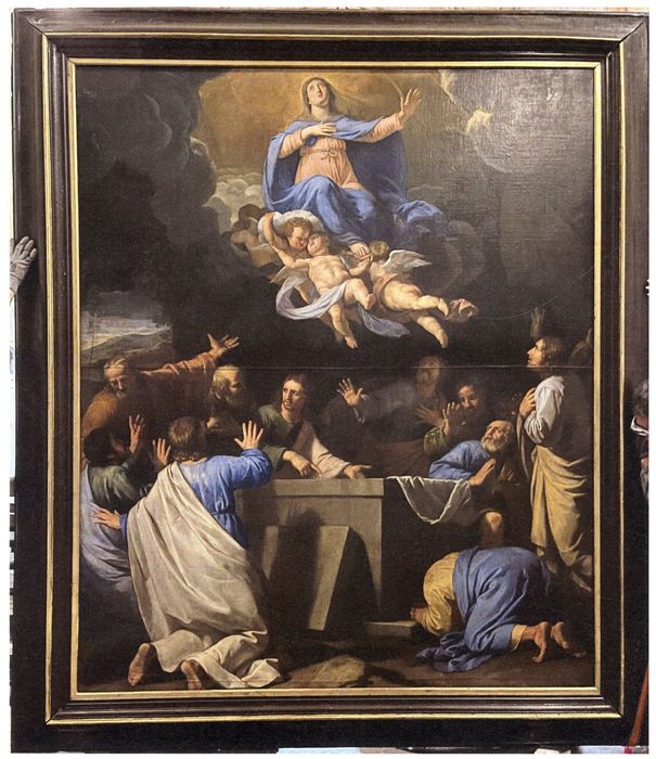 tableau : Assomption de la Vierge (photocopie numérisée)