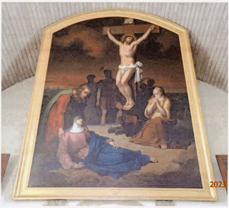 tableau : Crucifixion (la) (photocopie numérisée) - © Ministère de la Culture (France), Médiathèque du patrimoine et de la photographie (département de la documentation), tous droits réservés 