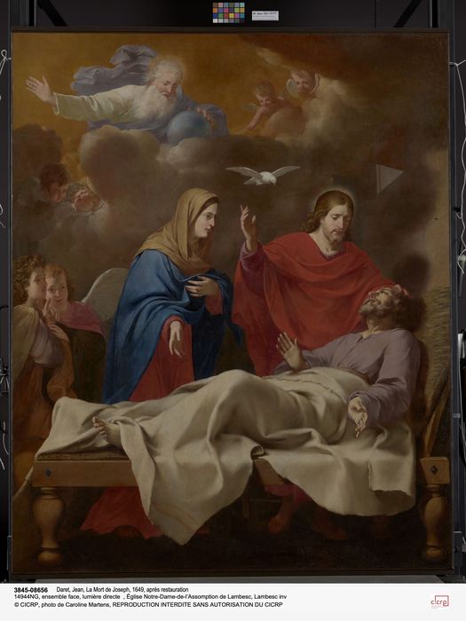 tableau : Mort de saint Joseph (la)