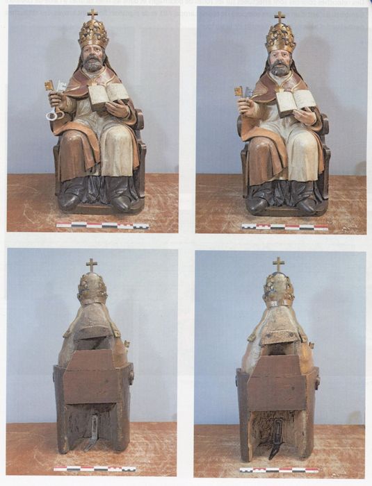 statue : Saint Pierre (photocopie numérisée)