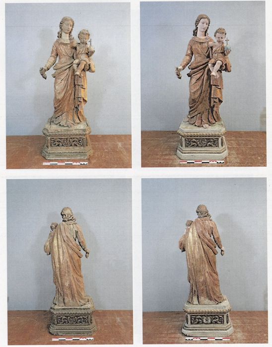 statue : Vierge à l’Enfant (photocopie numérisée) - © Ministère de la Culture (France), Médiathèque du patrimoine et de la photographie (département de la documentation), tous droits réservés