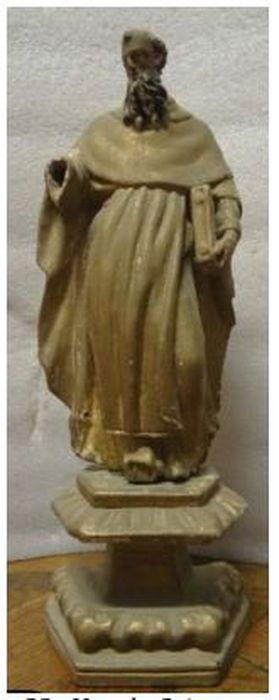 statue (statuette) : Religieux non identifié (photocopie numérisée)