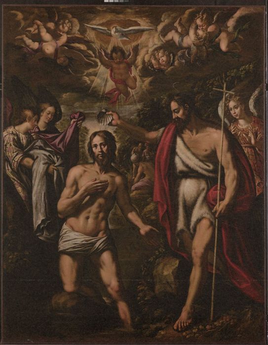 tableau : Baptême du Christ (photocopie numérisée)