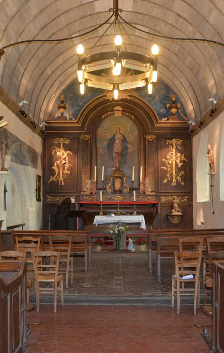 maître-autel, retable, tableau : Assomption de la Vierge