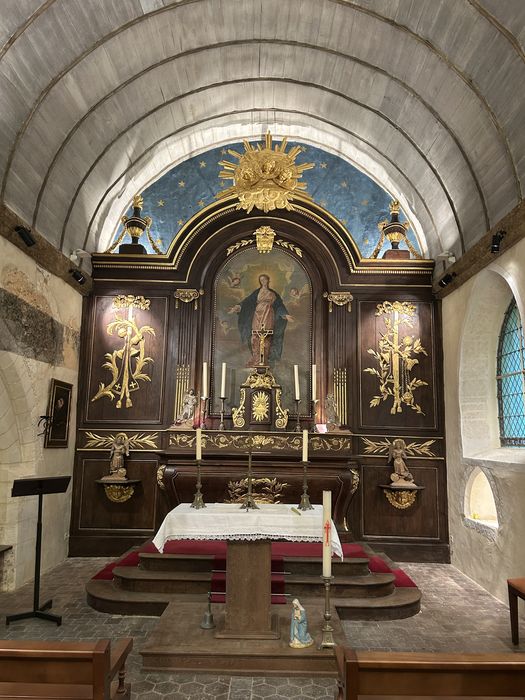 maître-autel, retable, tableau : Assomption de la Vierge