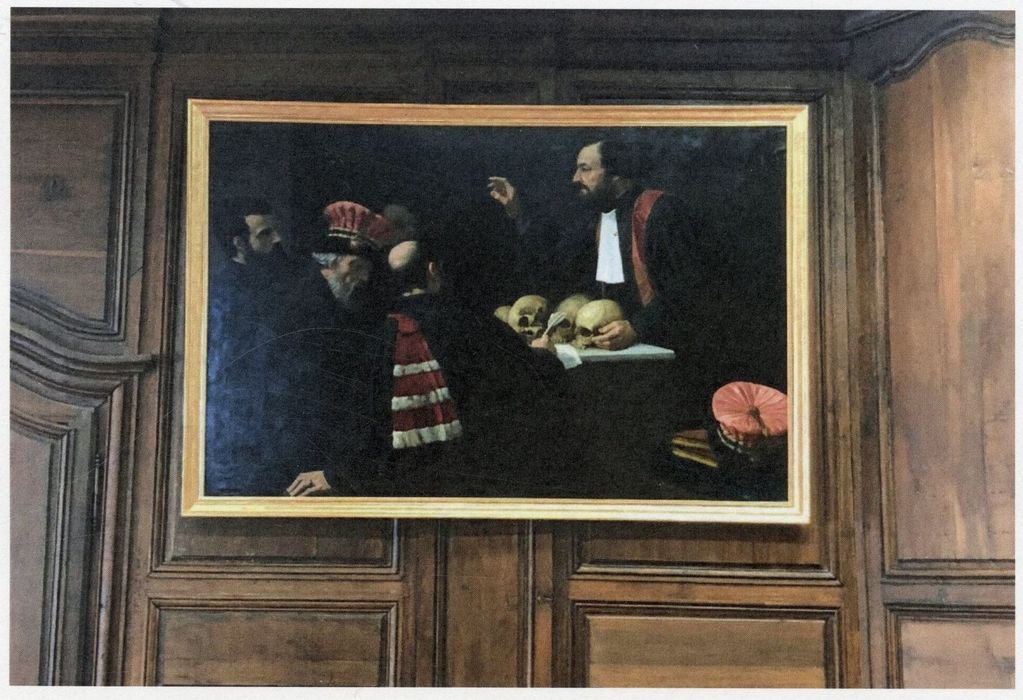 tableau : leçon d'anatomie (la) (photocopie numérisée)