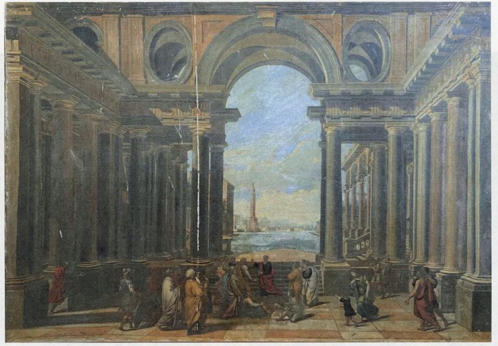 tableau : Prédication de saint Paul (photocopie numérisée)
