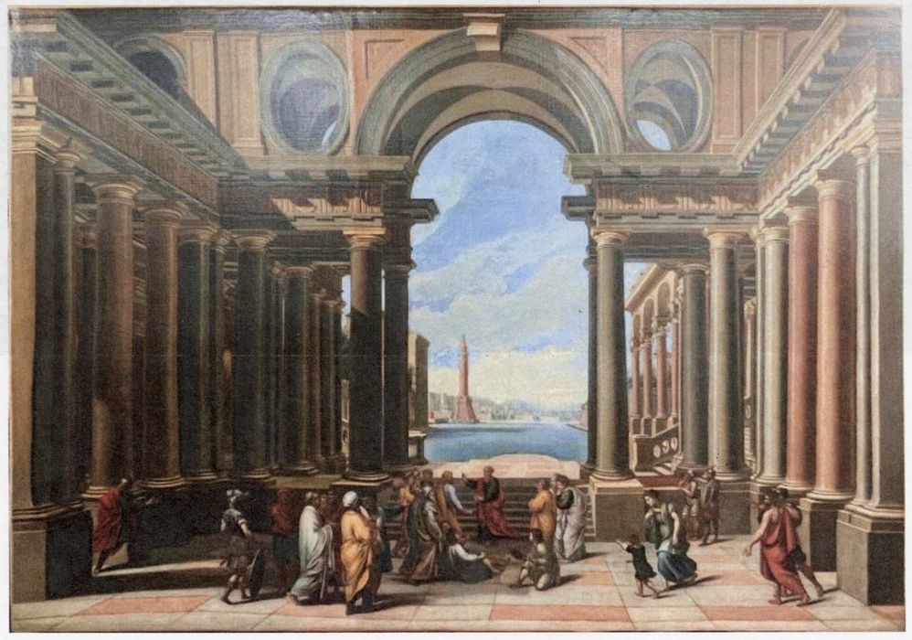 tableau : Prédication de saint Paul (photocopie numérisée)