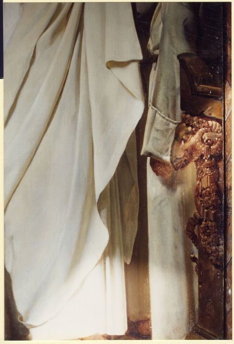 tableau : saint Clair guérissant l'aveugle, détail