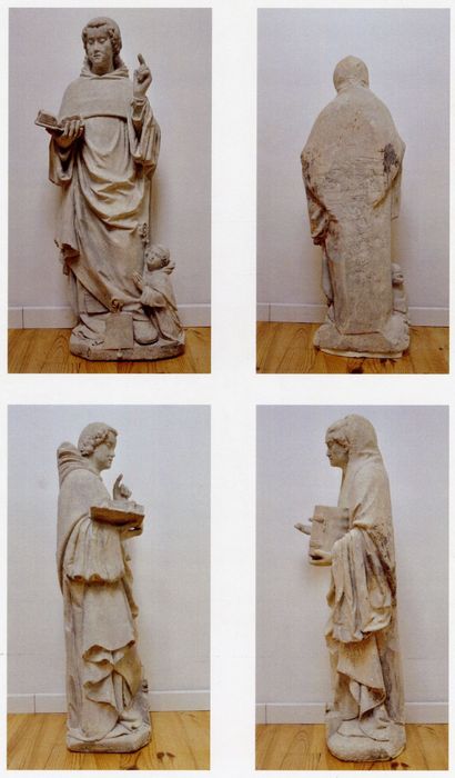 statue : Saint Bernard (photocopie numérisée)