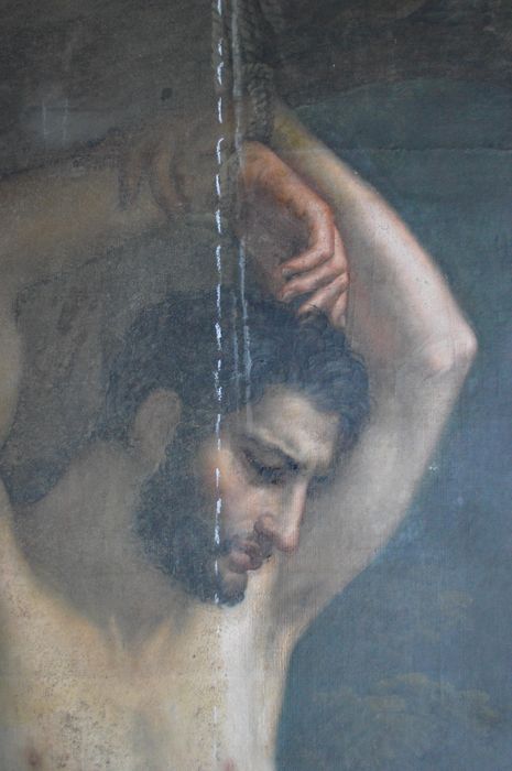 tableau : Martyre de saint Sébastien, détail