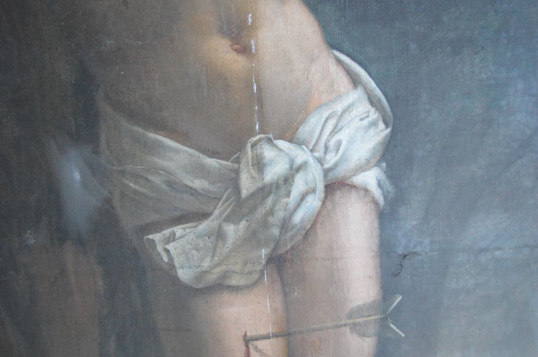 tableau : Martyre de saint Sébastien, détail