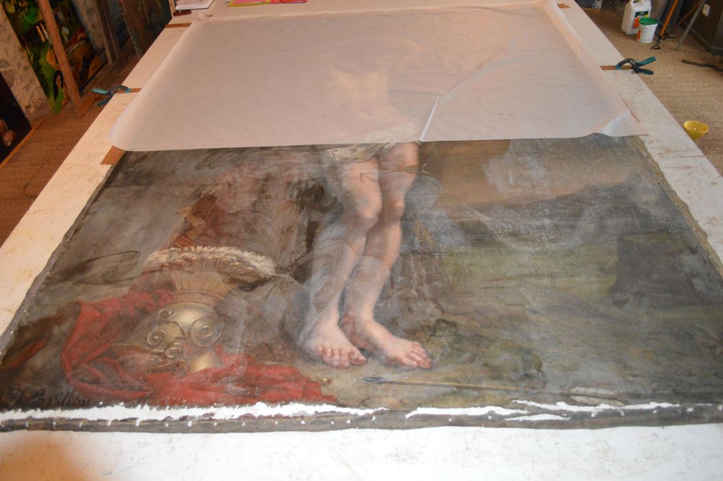 tableau : Martyre de saint Sébastien
