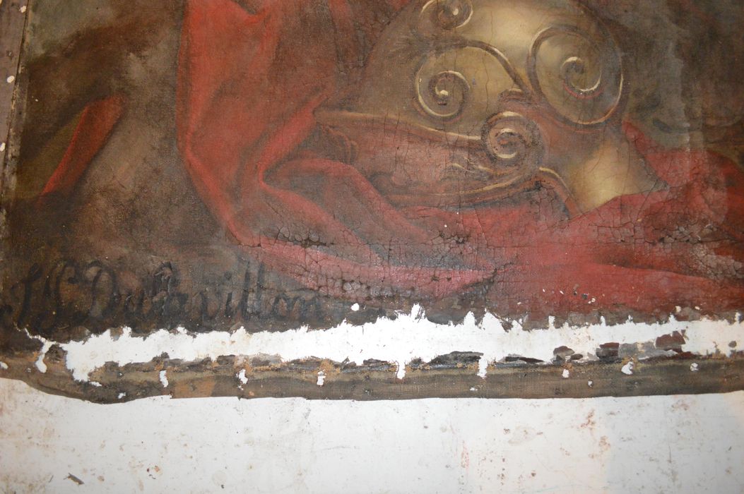 tableau : Martyre de saint Sébastien, détail