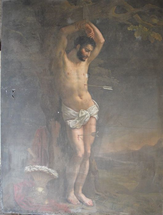 Tableau : Martyre de saint Sébastien