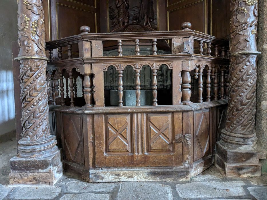 fonts baptismaux, clôture