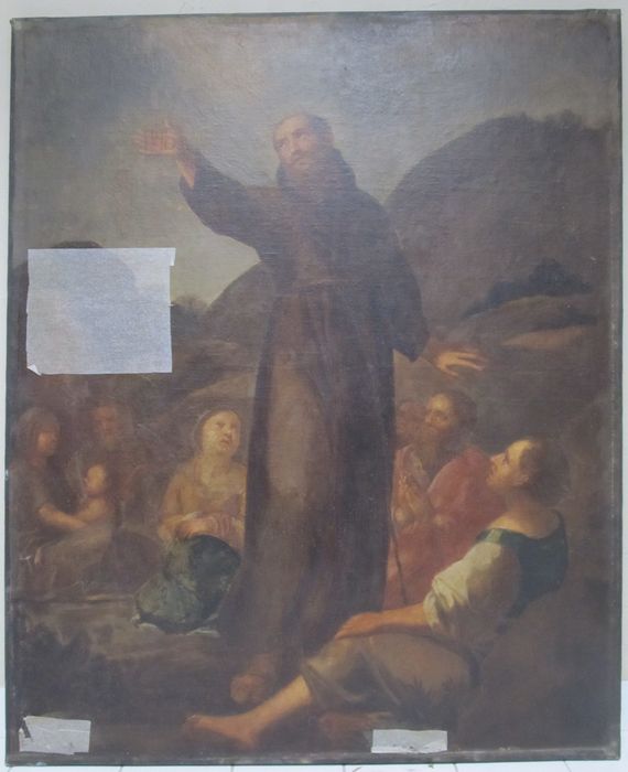 tableau : Saint Bernardin de Sienne prêchant