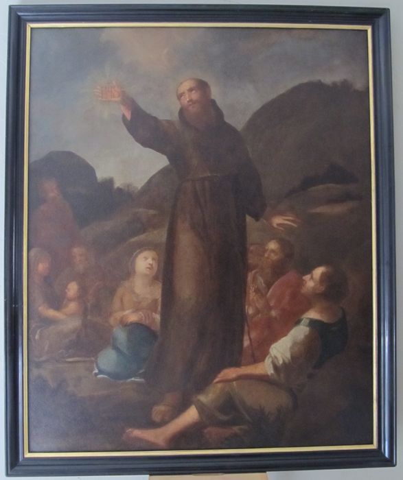Tableau : Saint Bernardin de Sienne prêchant