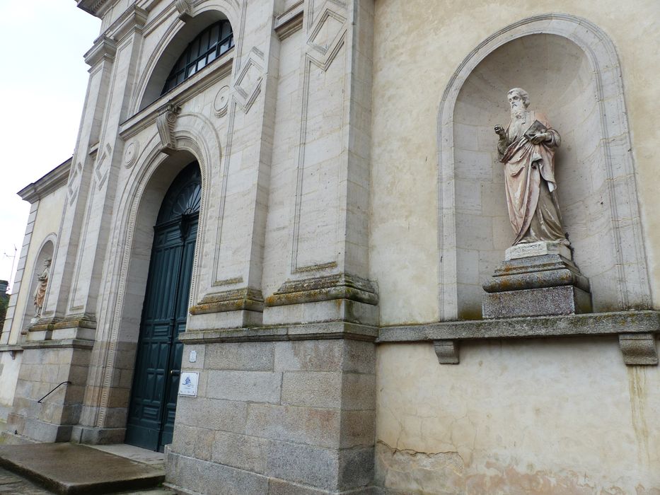 façade ouest, vue partielle