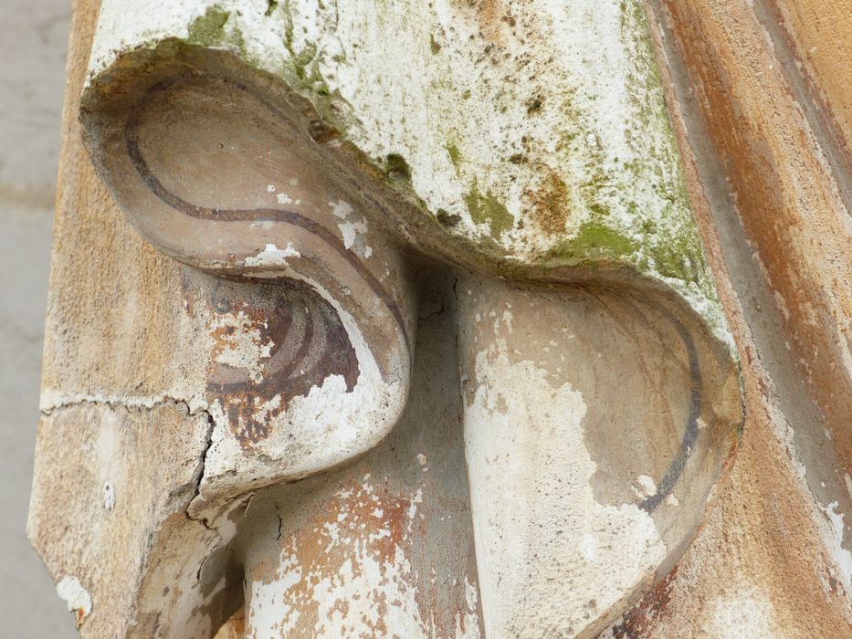 statue : Saint Pierre, détail