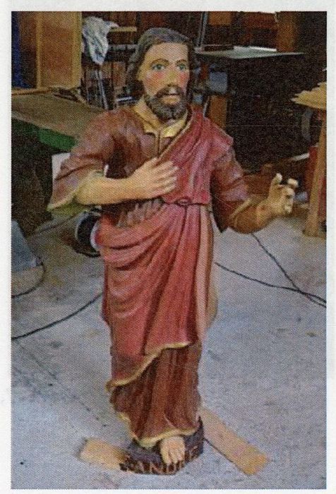 Statue et sa niche : Saint André