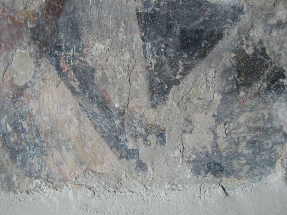peinture monumentale du transept sud (fragments), détail