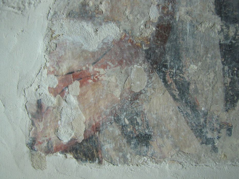 peinture monumentale du transept sud (fragments), détail