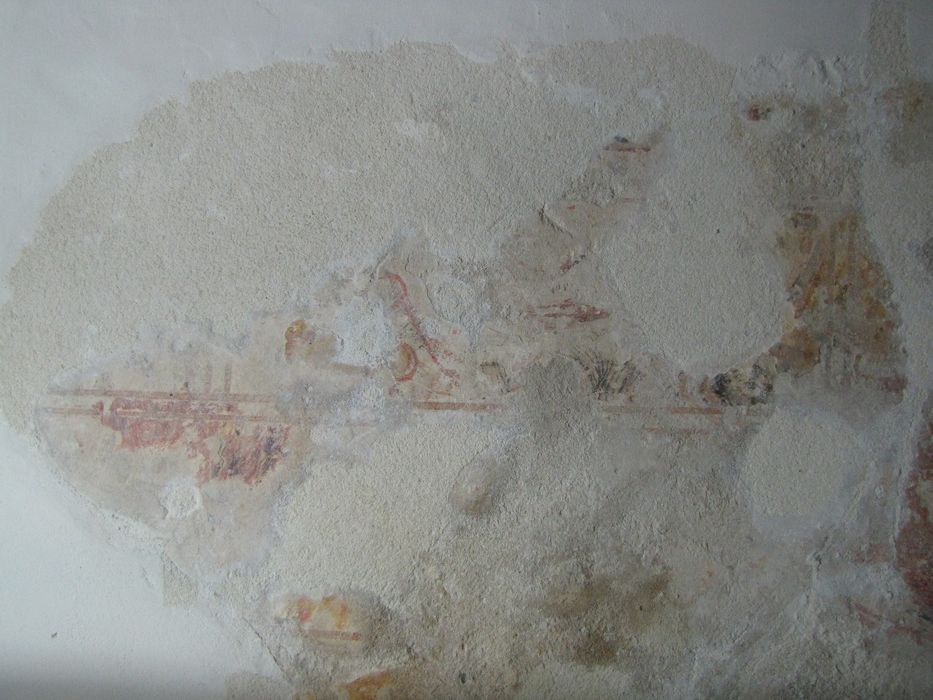 peinture monumentale du transept sud (fragments), détail