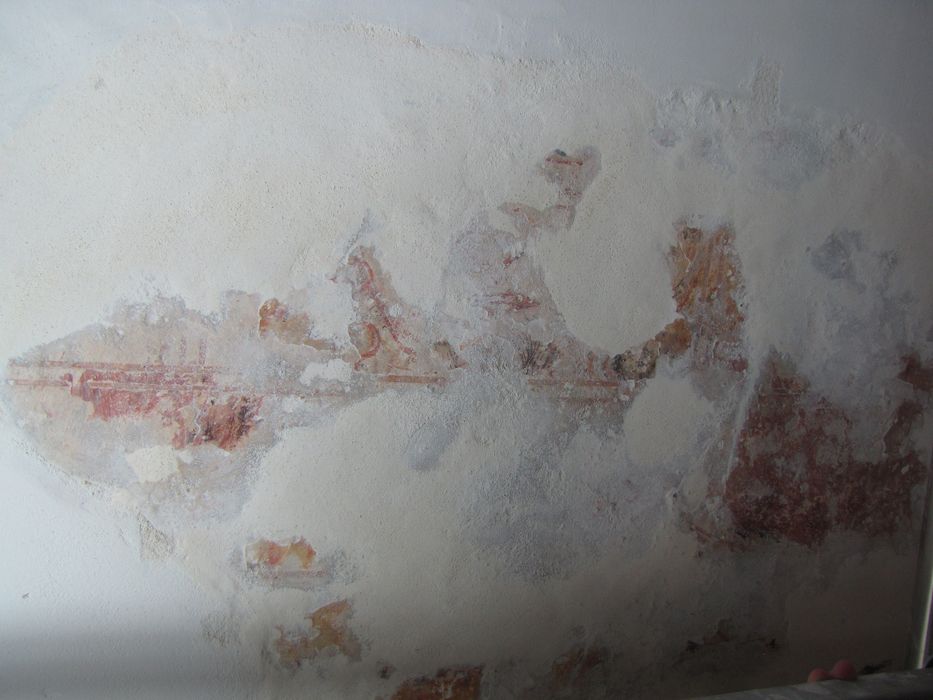 peinture monumentale du transept sud (fragments), détail