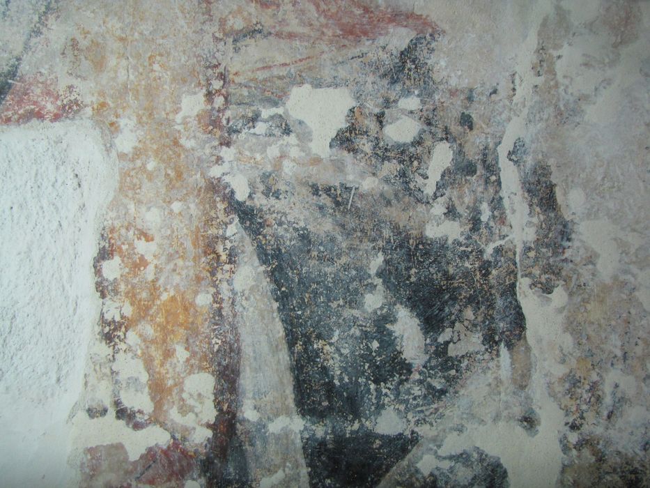 peinture monumentale du transept sud (fragments), détail