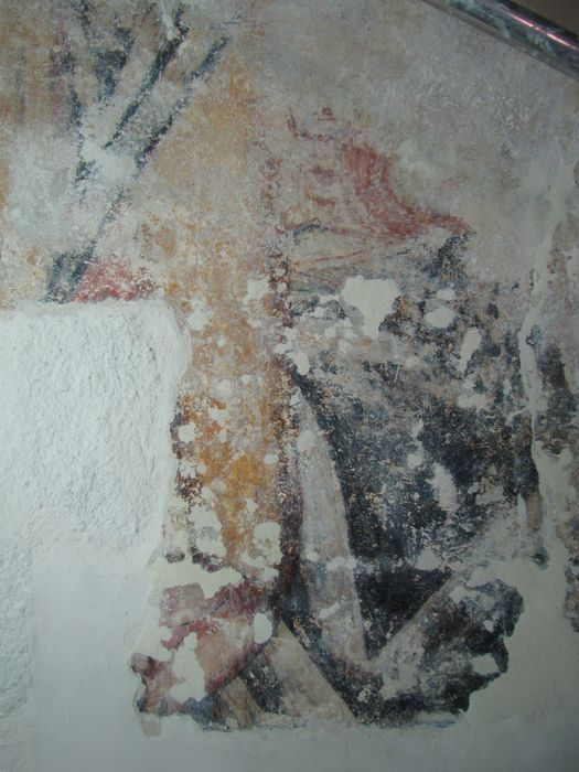 peinture monumentale du transept sud (fragments), détail