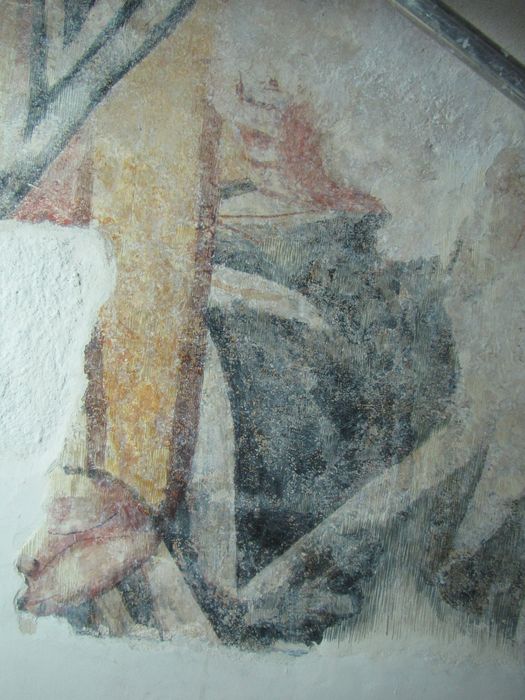 peinture monumentale du transept sud (fragments), détail