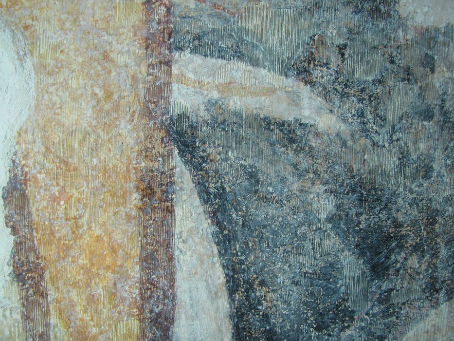 peinture monumentale du transept sud (fragments), détail
