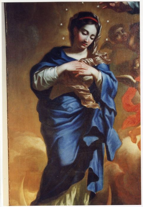 tableau : Prédestination de la Vierge (la), vue partielle
