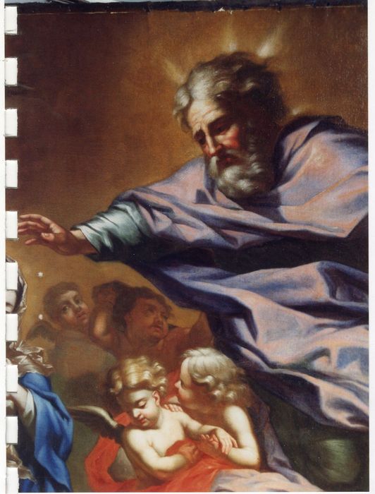 tableau : Prédestination de la Vierge (la), détail