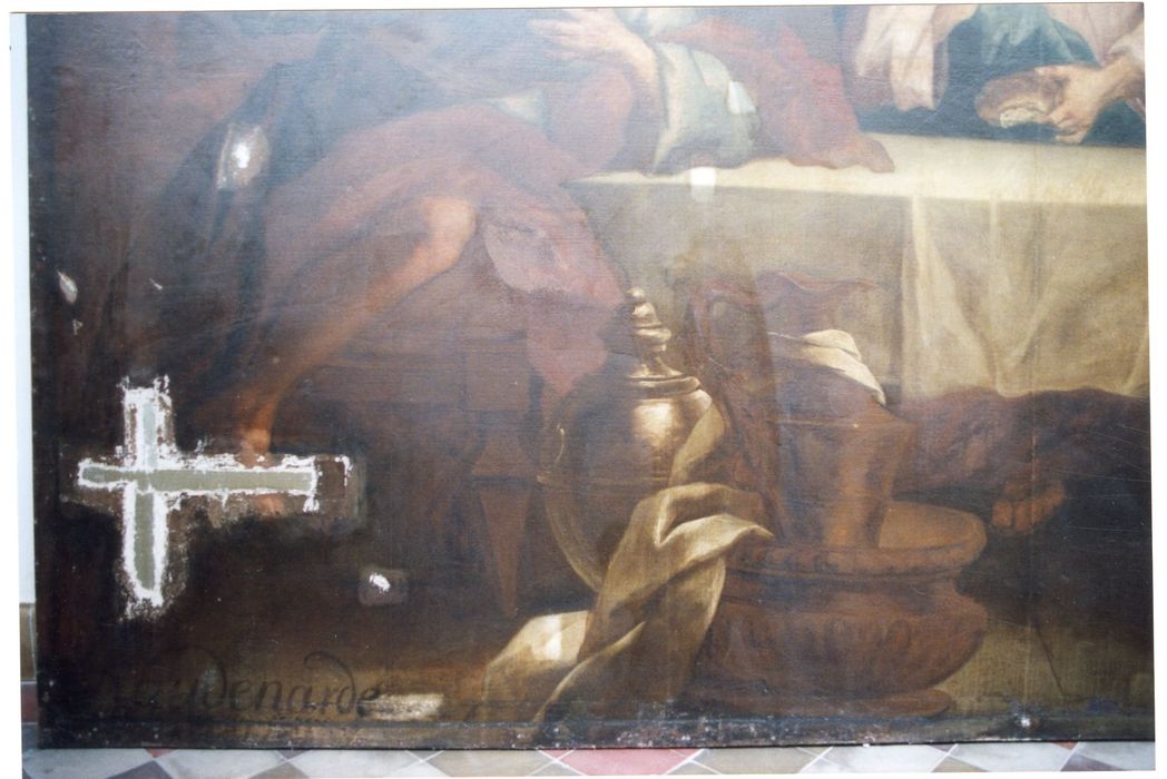 tableau : Cène (n° 2), détail