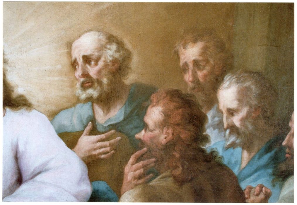 tableau : Cène (n° 2), détail