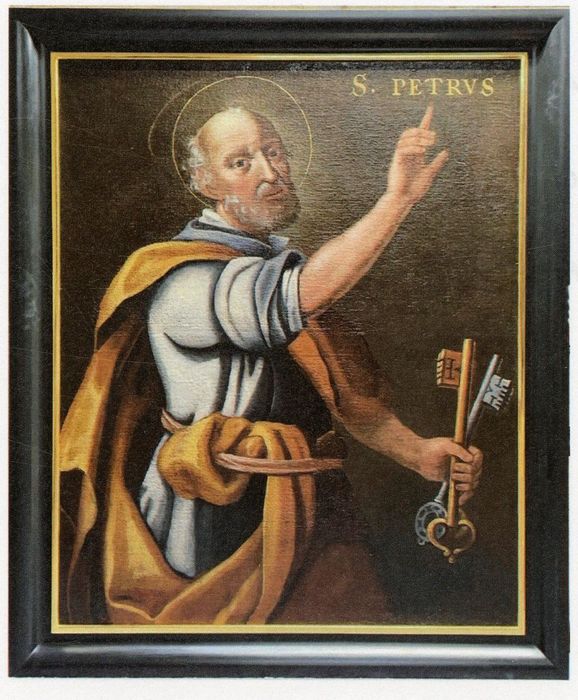 8 tableaux : Saint André, Saint Pierre, Saint Philippe, Saint Matthieu, Saint Jacques le Majeur, Saint Barthélémy et Saint Paul