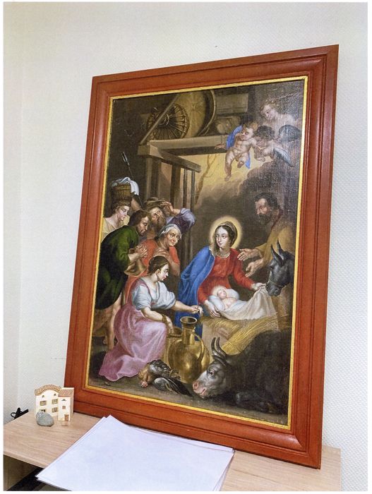 Tableau : Adoration des Bergers