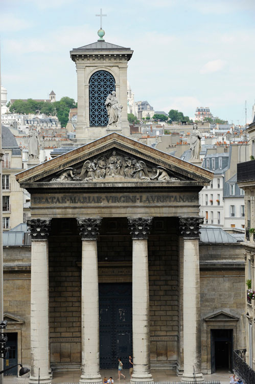 Façade sud depuis la rue Lafitte