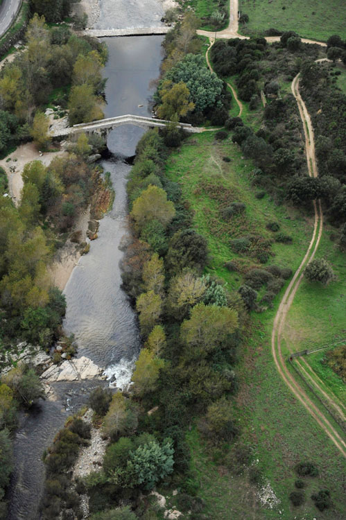 Pont génois de Spina-Cavallu depuis l'est