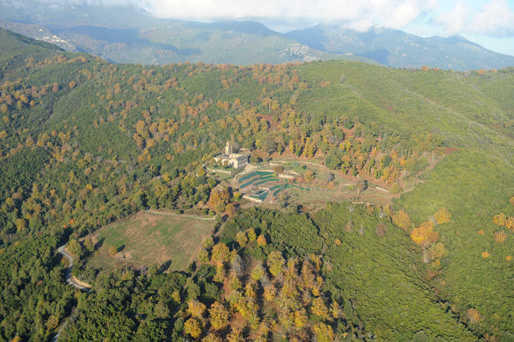 Vue d'ensemble du couvent Saint-François depuis le sud