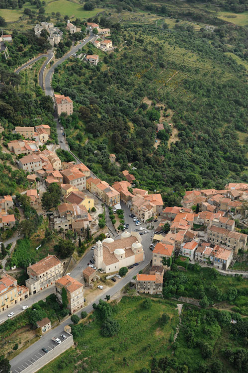 Village de Belgodère depuis le nord