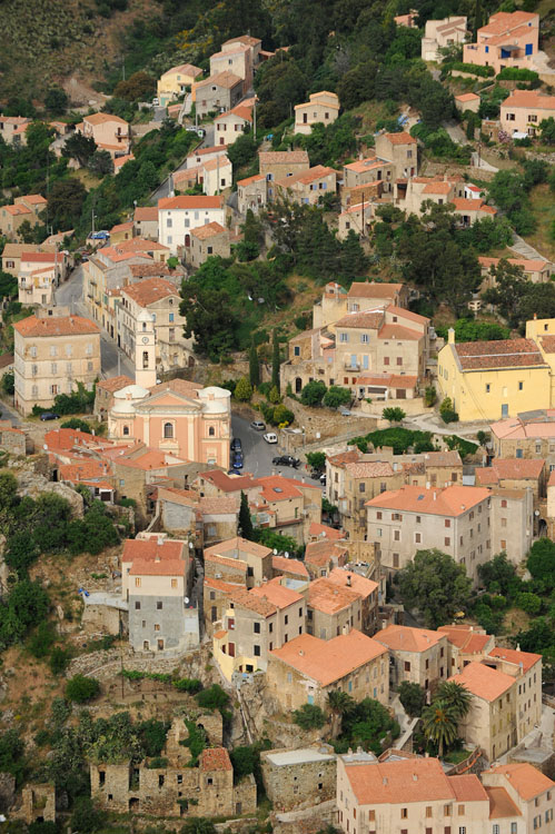 Village de Belgodère depuis l'ouest