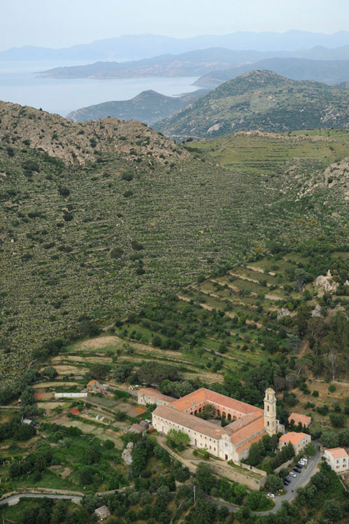 Vue d'ensemble du couvent Saint-Dominique depuis le sud-ouest