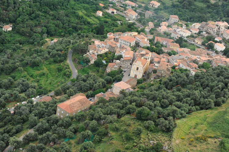 Village de Muro depuis le nord