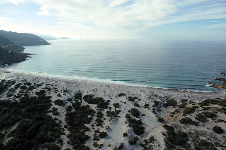 Plage de l'Ostriconi depuis l'est