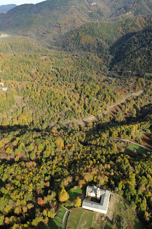 Vue d'ensemble du couvent Saint-François depuis le sud