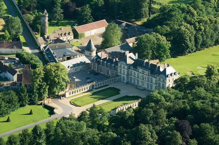 Château de Raray depuis le nord-est