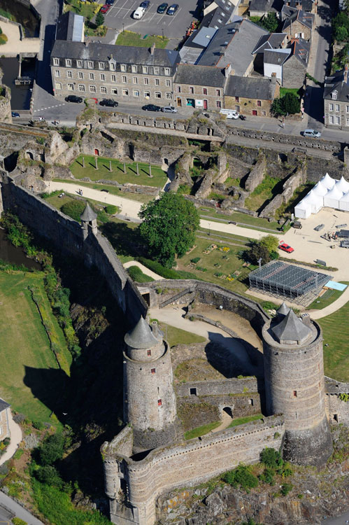 Château depuis le nord-ouest